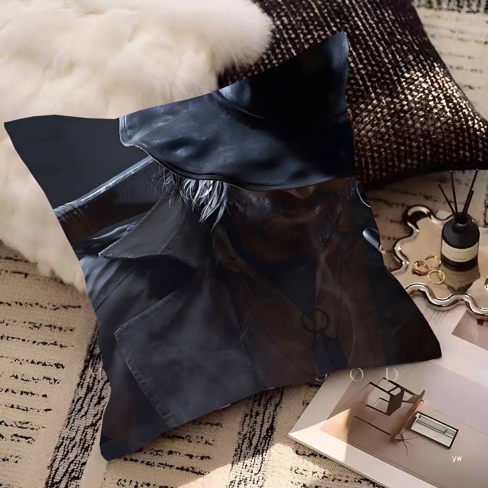 Resident-Evil 8 Village Game Pillow Case Square Pillow Bedroom Sofa Leisure Comfort Cushion Car Living Room Home Decoration