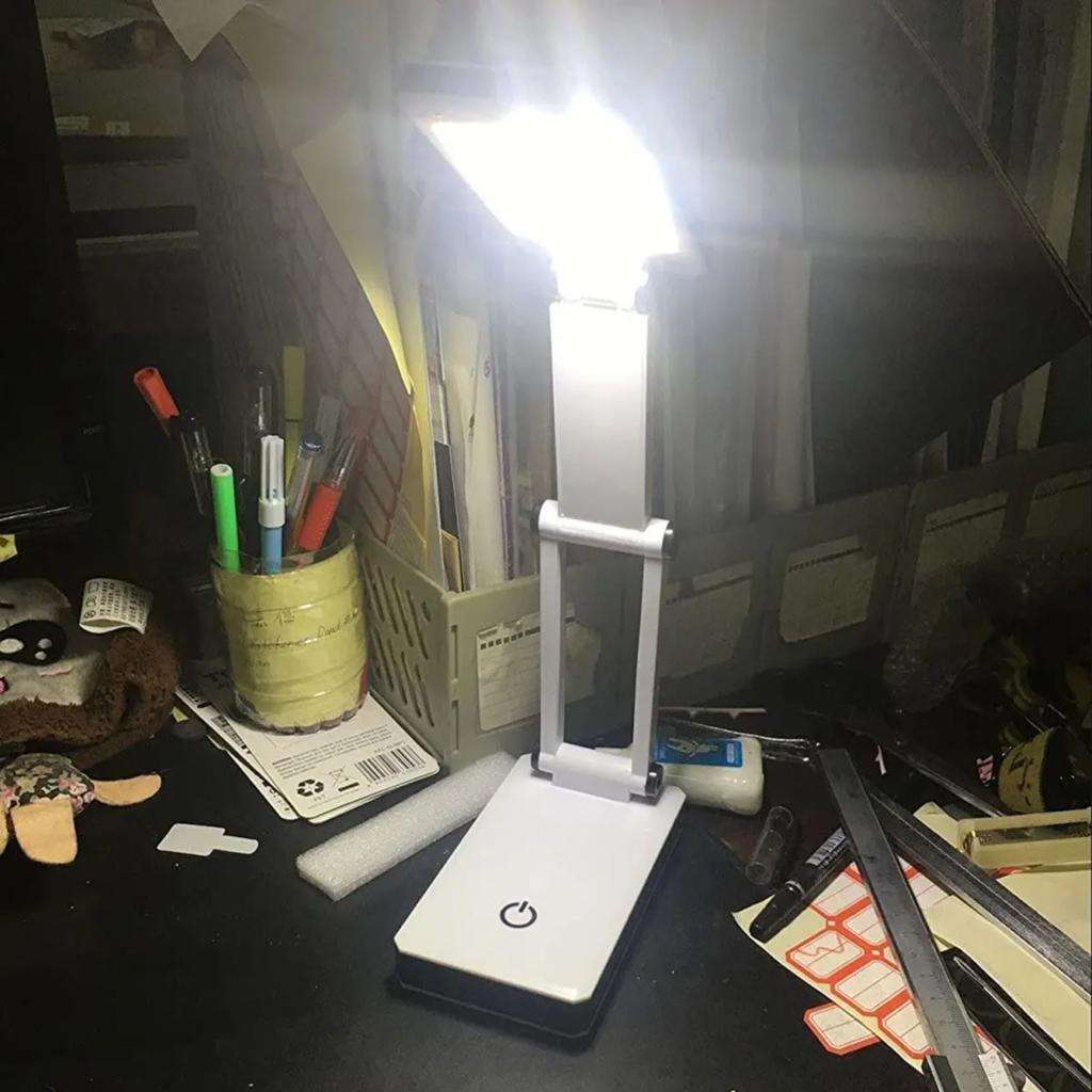 New Led Desk Lamp USB/ Battery Dimmable Touch / Switch Control Foldable Table Lamp Bedside Reading Eye Protection COB Night Ligh