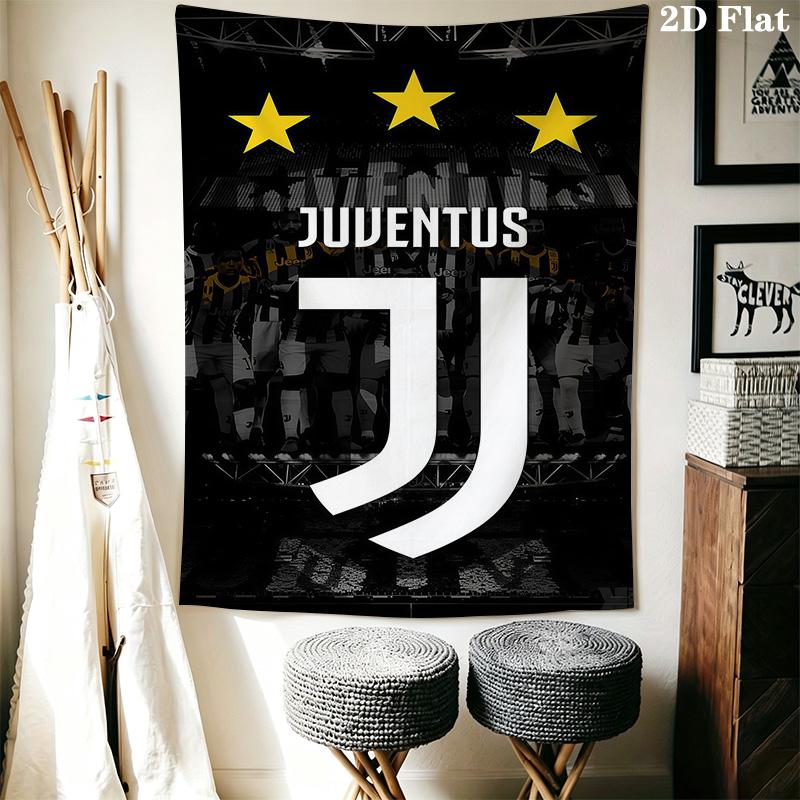Juventus Logo Minimalist Threepiece Set 1 Duvet Cover 2 Pillowcase Without Core Soft And Comfortable Christmas Birthday Gift