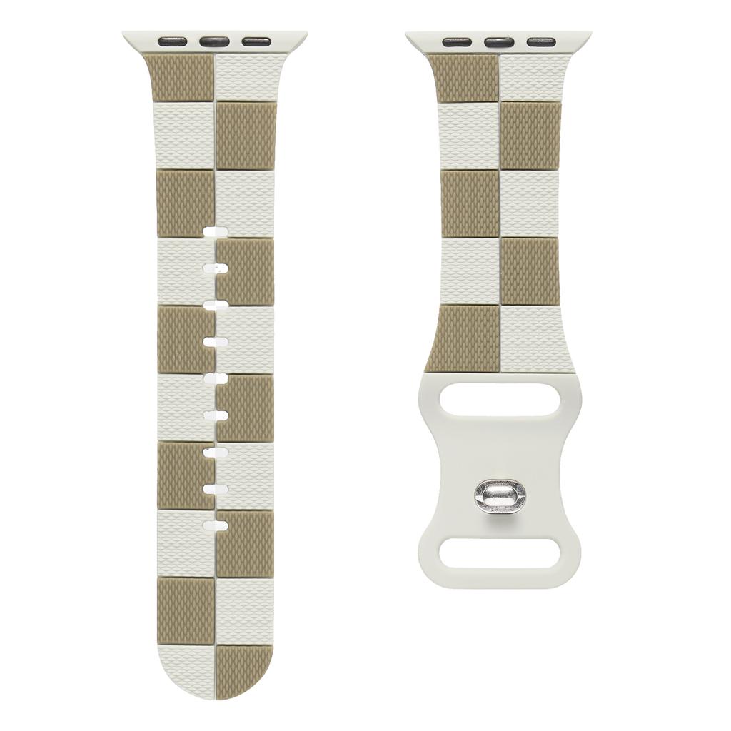 Sport Silicone Band For Apple Watch Strap 40mm 44mm 45mm 46mm Ultra 2 49mm 41mm 42 Mm Wristband Bracelet iWatch Series 7 6 8 9 10 SE 38mm Belt
