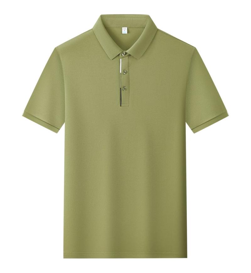 Tricou Culoare Solidă Vară Bărbați și Femei Guler Mânecă Scurtă YG-188