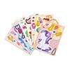 8 Models/pack of Unicorn Face Swap Set Stickers Cartoon Cute Children's Baby Puzzle Early Education Puzzle Stickers