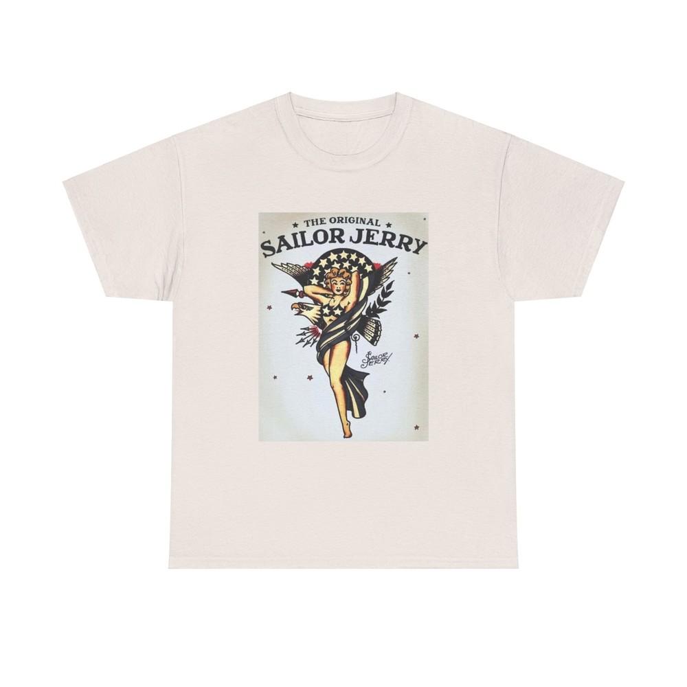 

Sailor Jerry T-shirt vintage retro navy art tattoo Unisex Heavy Cotton Tee Unisex T-Shirt XXL