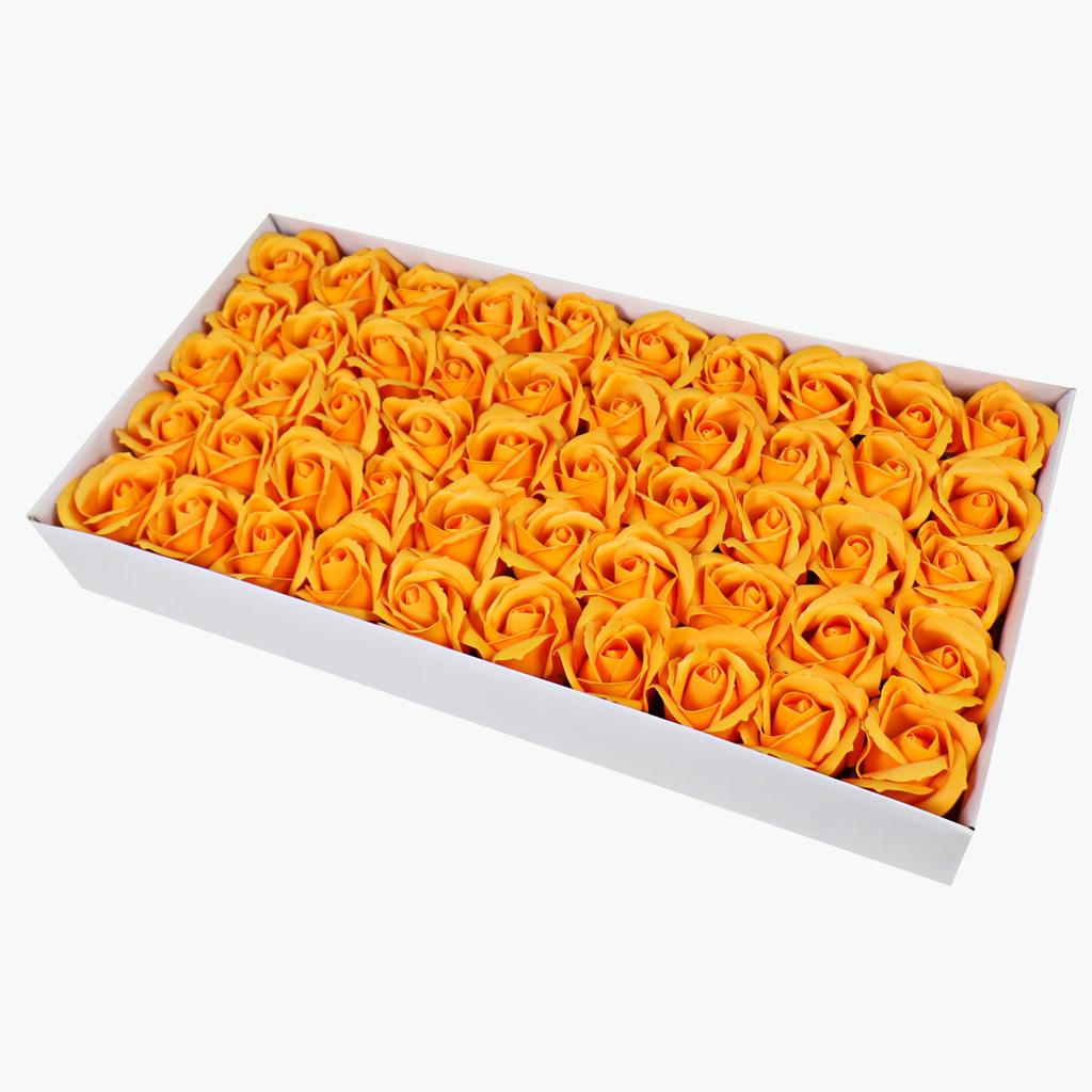 50Pcs Artificial Flower Roses Heads Dia4.5cm Wedding Decor Flower DIY Handmade Soap Flower Valentine's Day Gift Roses