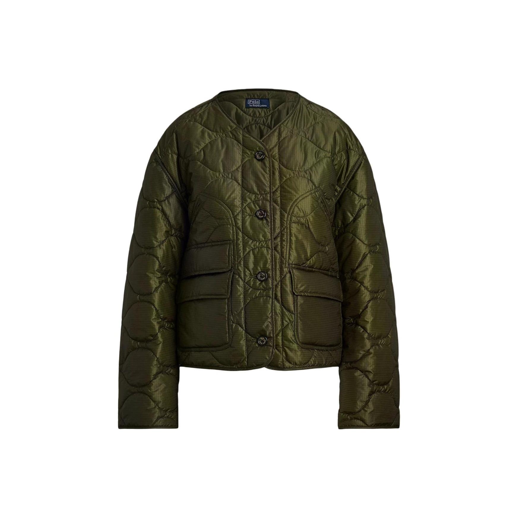 

Жіноча бавовняна куртка Polo Ralph Lauren вільного крою з цибулинною прошивкою та довгими рукавами WMPOOTWN2820361 M