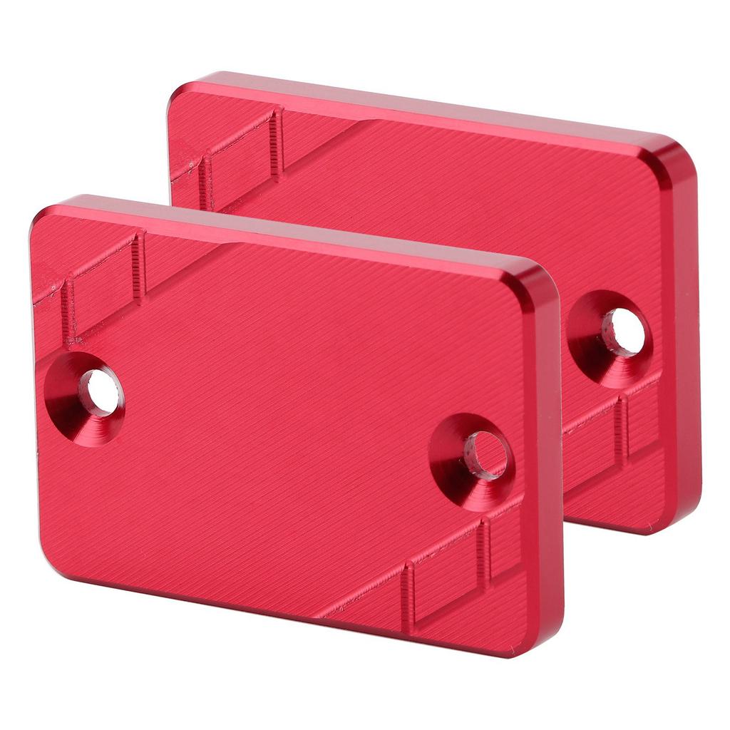 2pcs Front Rear Brake Fluid Reservoir Cap Cover Fit for Honda CB300F CBR500R CB500F CB500XRed