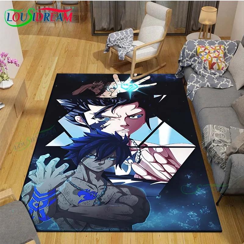 Fashion Popular Cartoon A-Fairy Tail Printed  Carpet Living Room Anti-Skid Area Rug Kids Bedroom Mats Yoga Mat Carpet Decor Gift