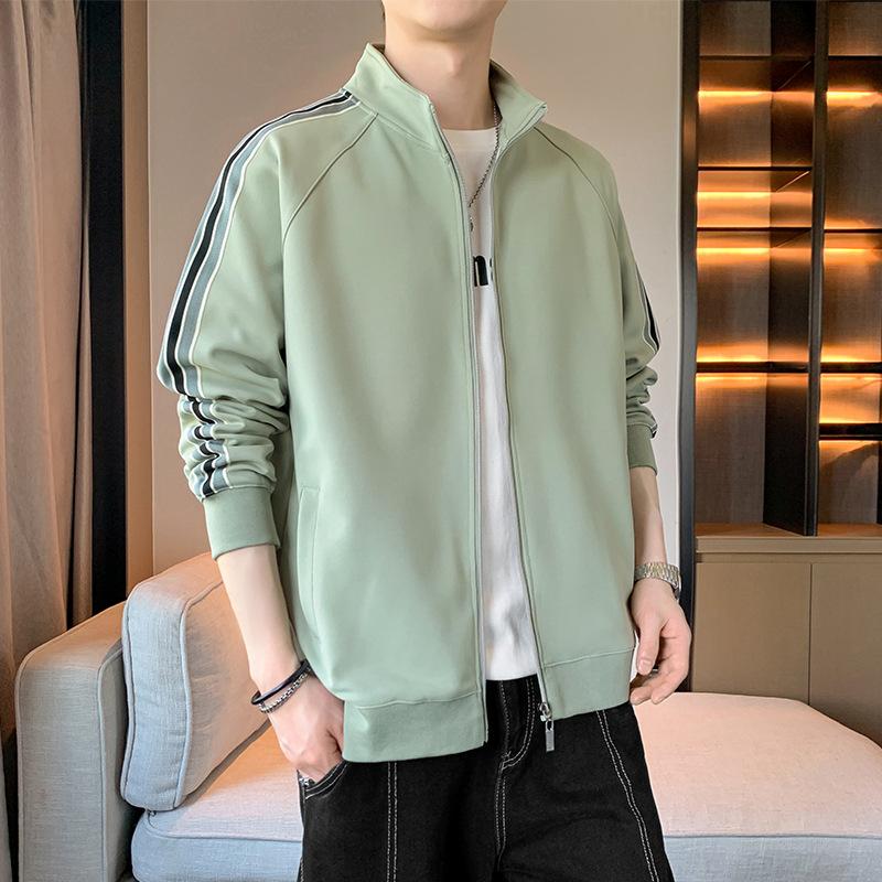 Jacket men's color blocking 2025 autumn and winter new men's youth windproof fashion casual top jacket trend