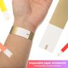 100Pcs Paper Wristbands Neon Party Wristbands Colored Wristbands Waterproof Paper Club Arm Bands for Events Party Concert Bar