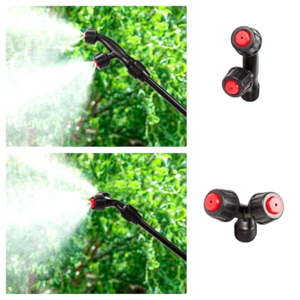 1 Set Lancia Manuale per Zaino Sprayer con 3 Ugelli, Barbicini in Ottone da 1/4" e 3/8", Accessori per Agricoltura, Giardinaggio e Pulizia