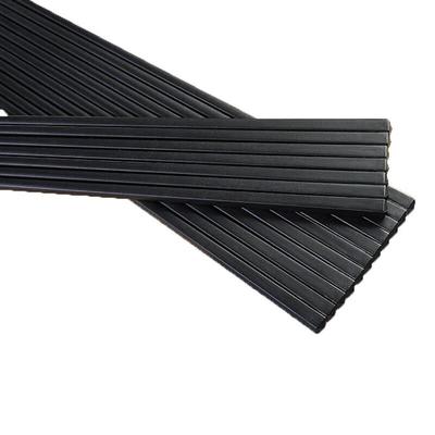 Homeglen Schwarze Legierung Essstäbchen, 100 Paar