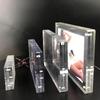 Durable Transparent Photo Frame Acrylic Magnetic Photo Stand 3+3mm Poster Display Stand for Room Desk Home Decoration