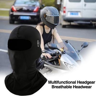 Cycling Ice Silk Face Guard Neck Gaiter UV Protection Breathable Outdoor Motorcycle Helmet Liner Bandana Balaclava Neck Scarf Face Shield