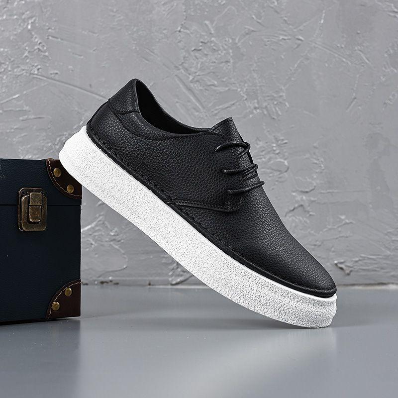 Soft Brogue Leather Shoes for Men Fashion 2025 Classic Original New In Summer Sale Elegant Comfortable Adults Man Casual Shoe