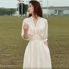 Spring Autumn French Style Socialite Style Women's Clothing New Season Chic Simplicity All-match Korean Fashion Shirt Dresses