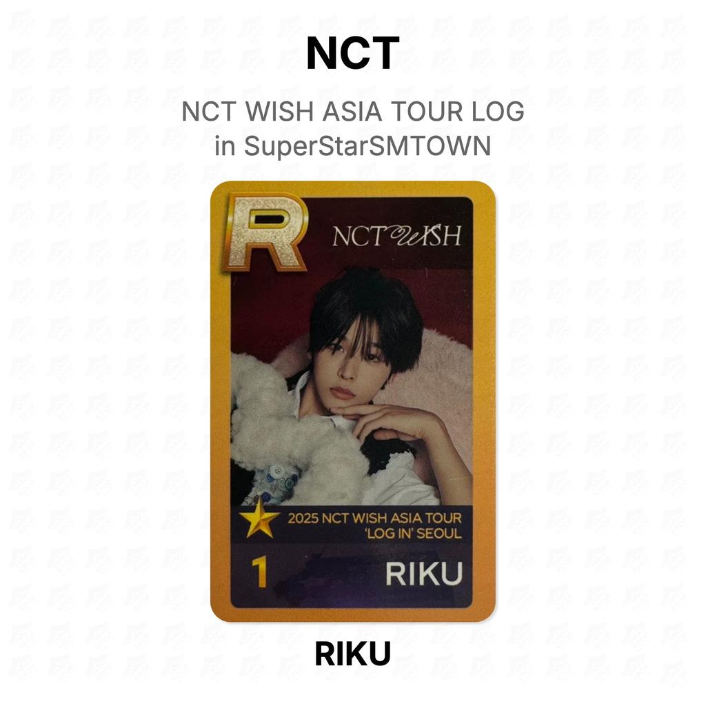 NCT WISH ASIA TOUR LOG in SuperStarSMTOWN Official Photocard