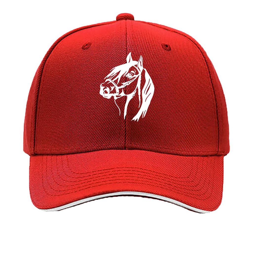 Outdoor Horse Print Unisexs Casual HipHop Bucket Hat Driver Sports Running Breathable Snapback Sandwich Baseball Cap