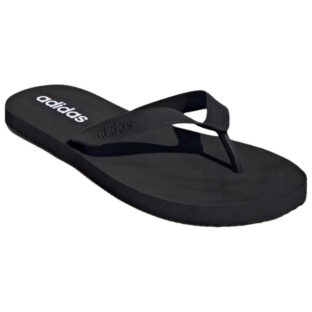 Adidas Keitaki Alpha Minimalist Comfortable Non-Slip Flip Flops Unisex Footwear Black JR1152