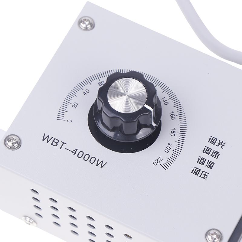 Regolatore di Potenza a Tiristore AC 220V 18A 4000W Regolatore di Velocità per Motore Regolatore di Velocità per Ventola Regolatore di Tensione Termostato