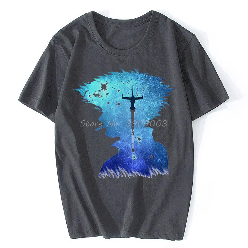 Bounty Hunter Cowboy Space Bebop Spike Spiegel Funny Anime Tshirt Men Cotton Casual Funny T Shirt Unisex Streetwear T-shirt