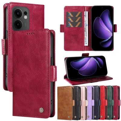 Kožené pouzdro s peněženkou pro OPPO Reno 12 Pro 12F 4G 11F 10 8T 8 7 4 Lite 7Z 6Z 5Z 4Z 5F 4F C55