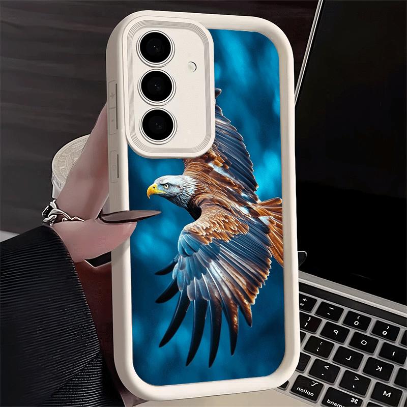 Phone Case for Samsung Galaxy A17 A16 A15 A14 A13 Bald Eagle Cool A56 A36 A26 A55 A35 A25 A54 A34 A24 A53 A33 A23 A07 A06