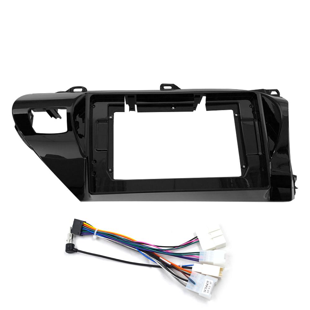 

Рамка 10,1 дюйма для TOYOTA REVO HILUX 2014-19 автомобильного радиоприемника, DVD, приборной панели, комплект для переоборудования, монтажная пластина, стереопанель 10.1 inch