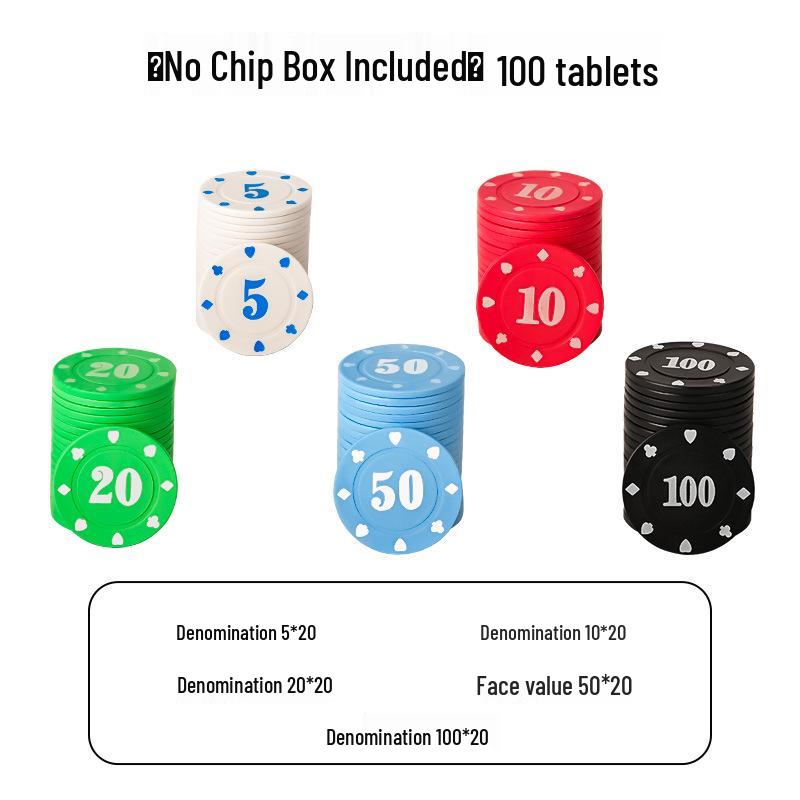 Mahjong & Poker Chip Set: Special Card Chips, Coins, and Points for Texas Hold em & Mahjong Games