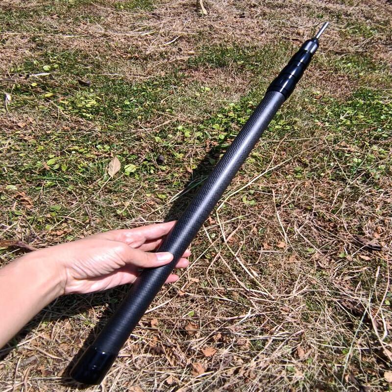 Poteau de support d'auvent et de tente en fibre de carbone
