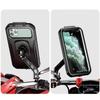 Support Universel pour Vélo 360° Pivotant Réglable GPS Moto Support Téléphone Portable Étanche Support pour Téléphone Portable Moto Vélo