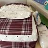 Contrast Color Plaid Backpack Women's Large Capacity Backpack Student Schoolbag