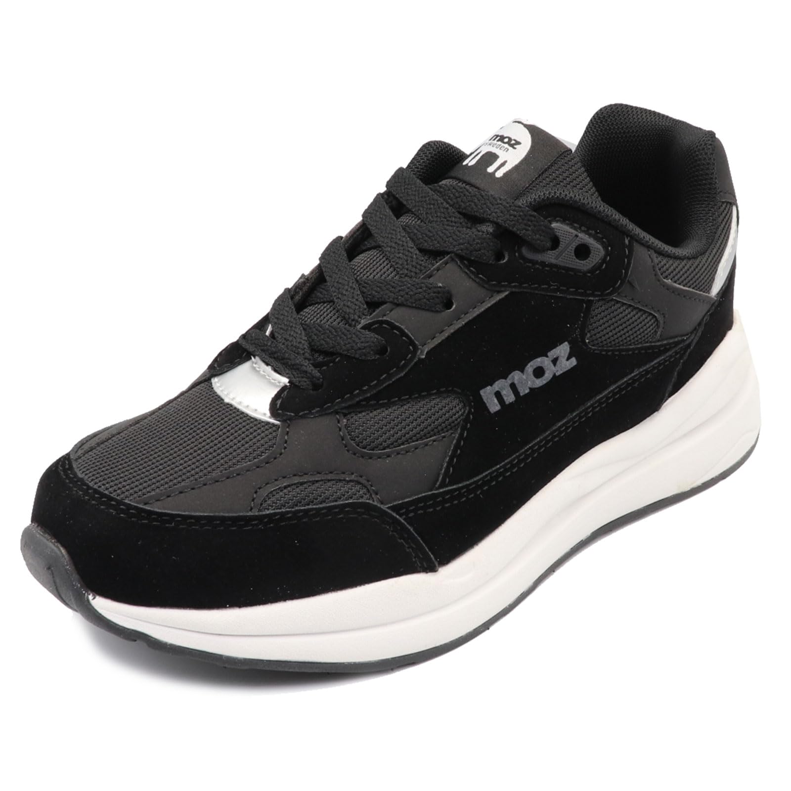 Lightweight platform sneakers чёрный