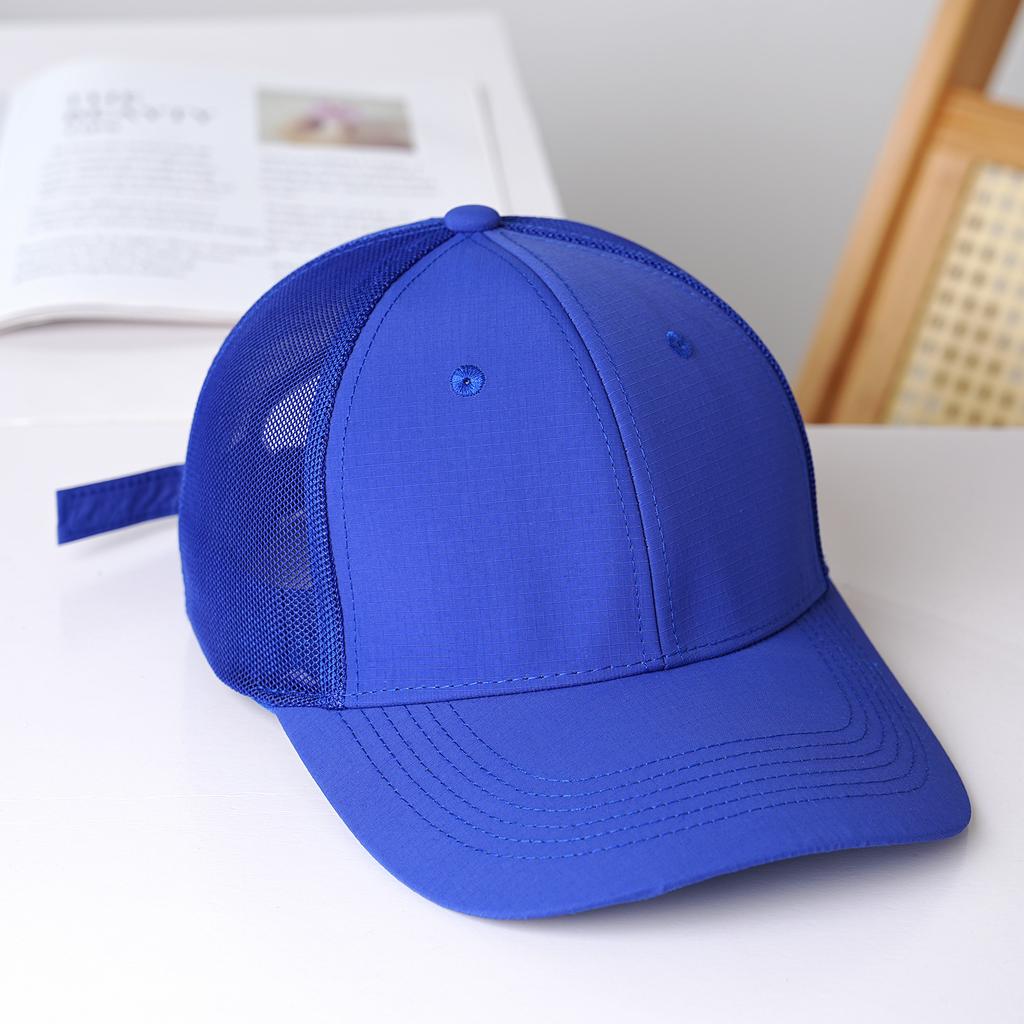 Customized Outdoor Polyester Hard Top Baseball Hat Trucker Cap Breathable Curved Brim Mesh Summer Sun Hat For Men Women