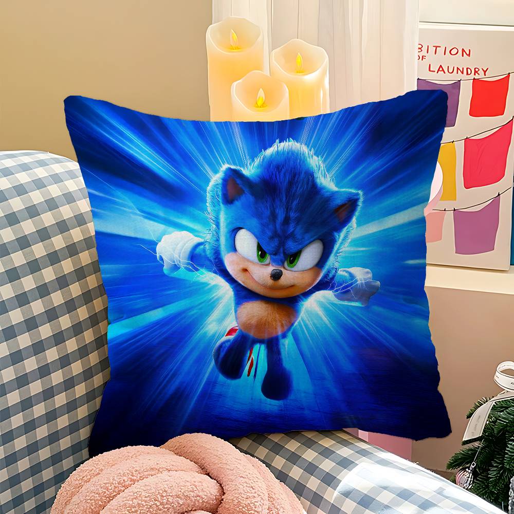 Cartoon S-Sonics Maple Design Cushion Cover Happy Autumn Harvest decor Holiday Decorati Pillow Cover