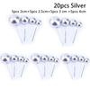 20pcs Cake-Toppers Ball Cake Topper Ball Decor Birthday Party Christmas
