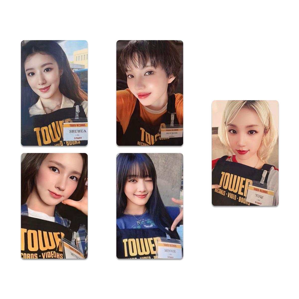 (IDLE) Japan Special Song Yuqi Lucky Card - Shibuya Tower Records