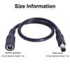DC6330 Power Extension Cord Double End 6.3x3.0mm Connectors Wire Power Cable for Laptops Notebook 18AWG 30cm Long