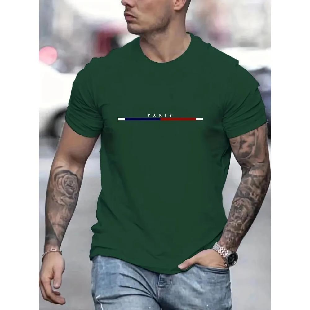 Men's 100 CottonShort Sleeve T-Shirt Top Loose Tshirt Brand High Quality Men's Clothing S-5XL Men Casual Shopping T-Shirt