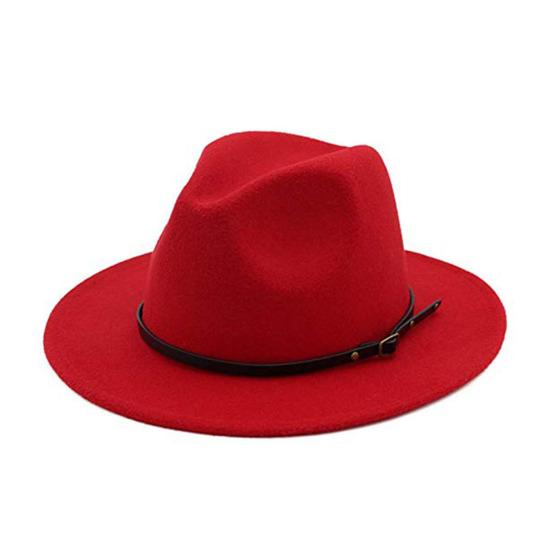 Boné de Jazz Aba Larga Respirável Cor Sólida Chapéu Fedora Inverno Flexível Boné Feminino Streetwear