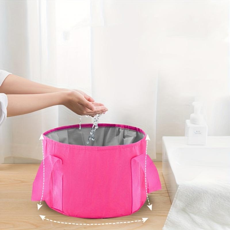 Portable Foot Soaking Multifunctional Oxford Cloth Foldable Bubble Bag Bucket Foot Bucket Water Basin Beauty Tool