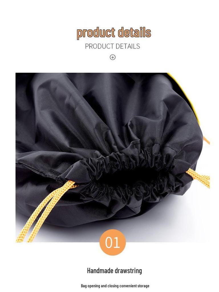 Large Capacity Sports Backpack: Drawstring Shoulder Bag for Basketball & Volleyball Storage and Training