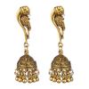 HuaTang Vintage Gold Silver Color Metal Dangle Hollow Earrings for Women Geometric Carved Ethnic Earring Indian Jewellery