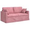 Pink Sofa 158 X 78 X 80 Cm Velvet