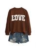 Women's Fashion Heart Hollow-Out Hoodie