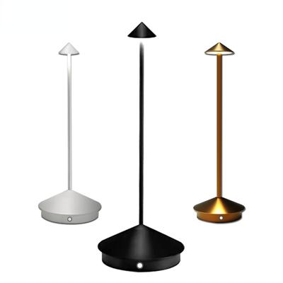 New Rechargeable LED Table Lamp for Hotel Dining Touch - Decorative Desk Lamp