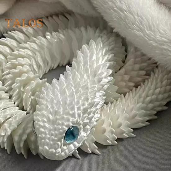 3D-gedruckte Schlangenfigur, bewegliche Gelenke, Schlangenfigur, artikuliertes Tiermodell, Spielzeug, Home-Office, Bücherregal, Desktop-Dekoration, Ornament