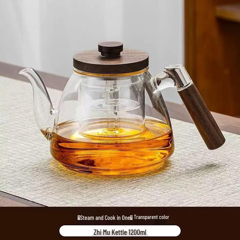 Changqi Household Glass Steaming Teapot