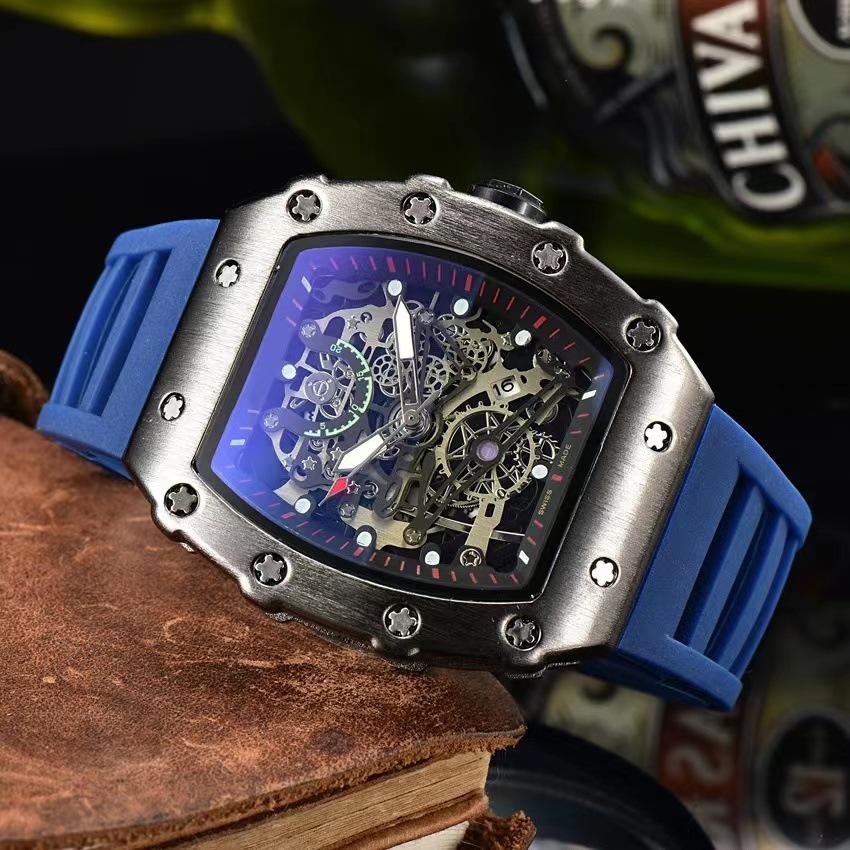 Best-Selling New Richard Skeleton Barrel Sport Men's Watch
