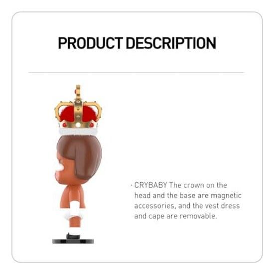 POP MART Official Store MEGA CRYBABY 400 Queen Broken Heart Figure Toy Plastic Model Gift Support Activity Authentic Product