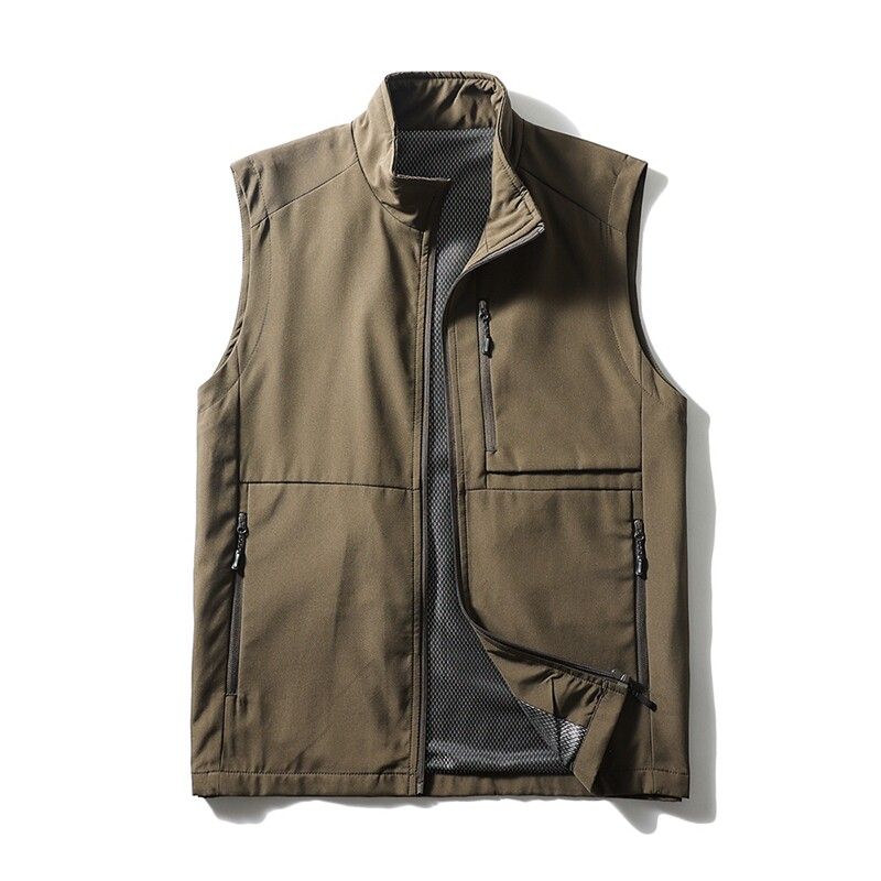 Fishing Vest Men's Outdoor Hiking Hiking Function Lure Multi-Functional Pocket Tactical Vest Parka Photography Vest